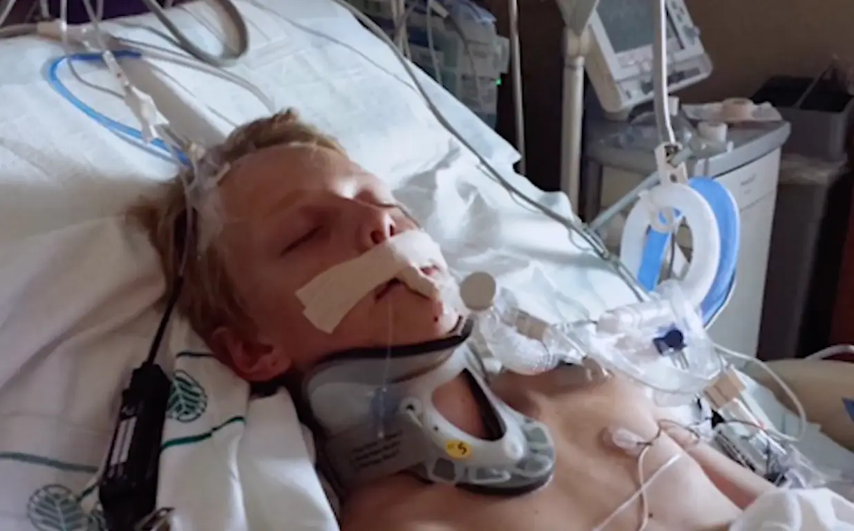 Micah was in a coma for months.