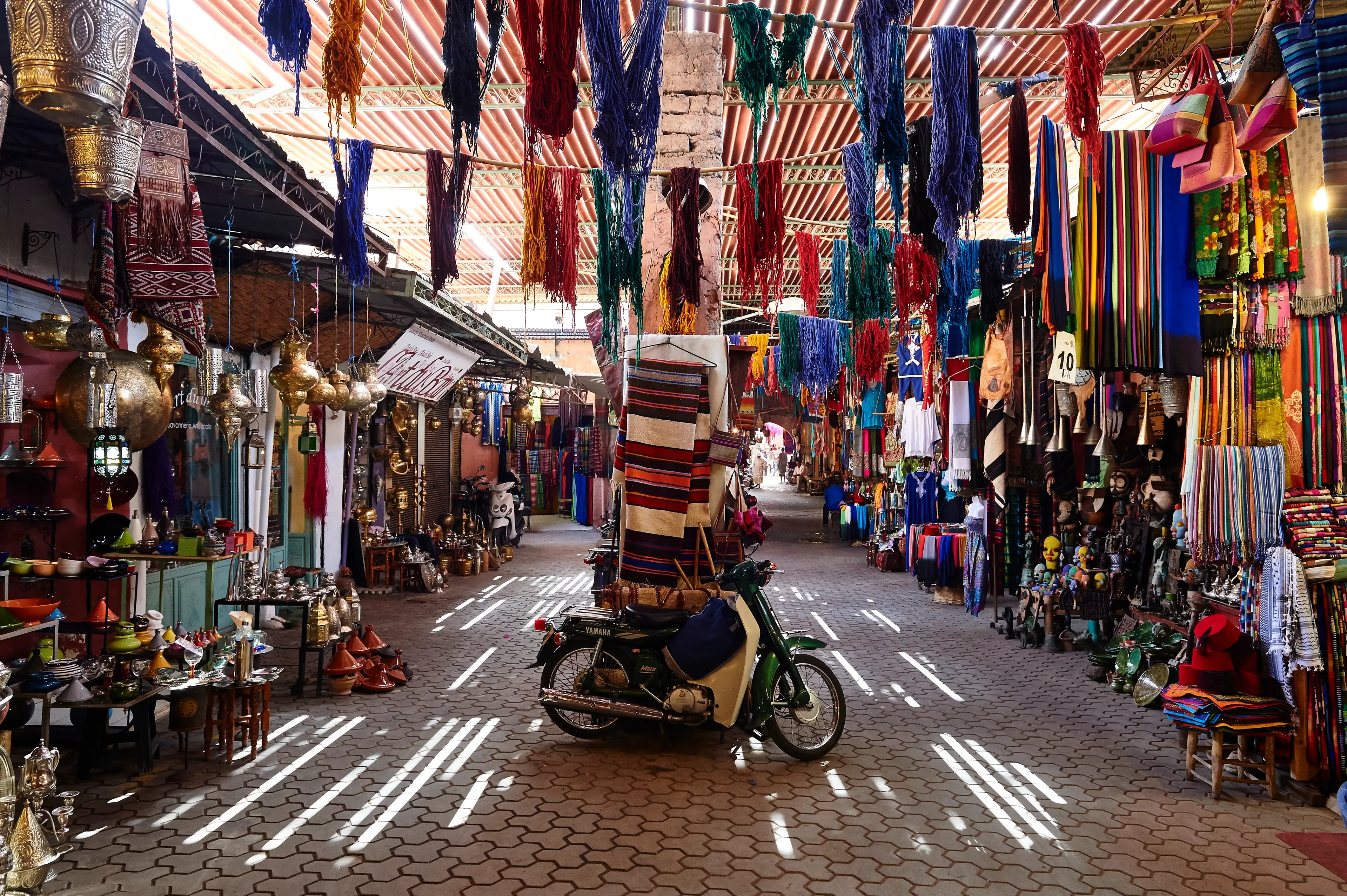 Exploring the souks is a must when in Marrakech - and being with a friend who actually enjoys shopping made all the difference (Getty Stock)