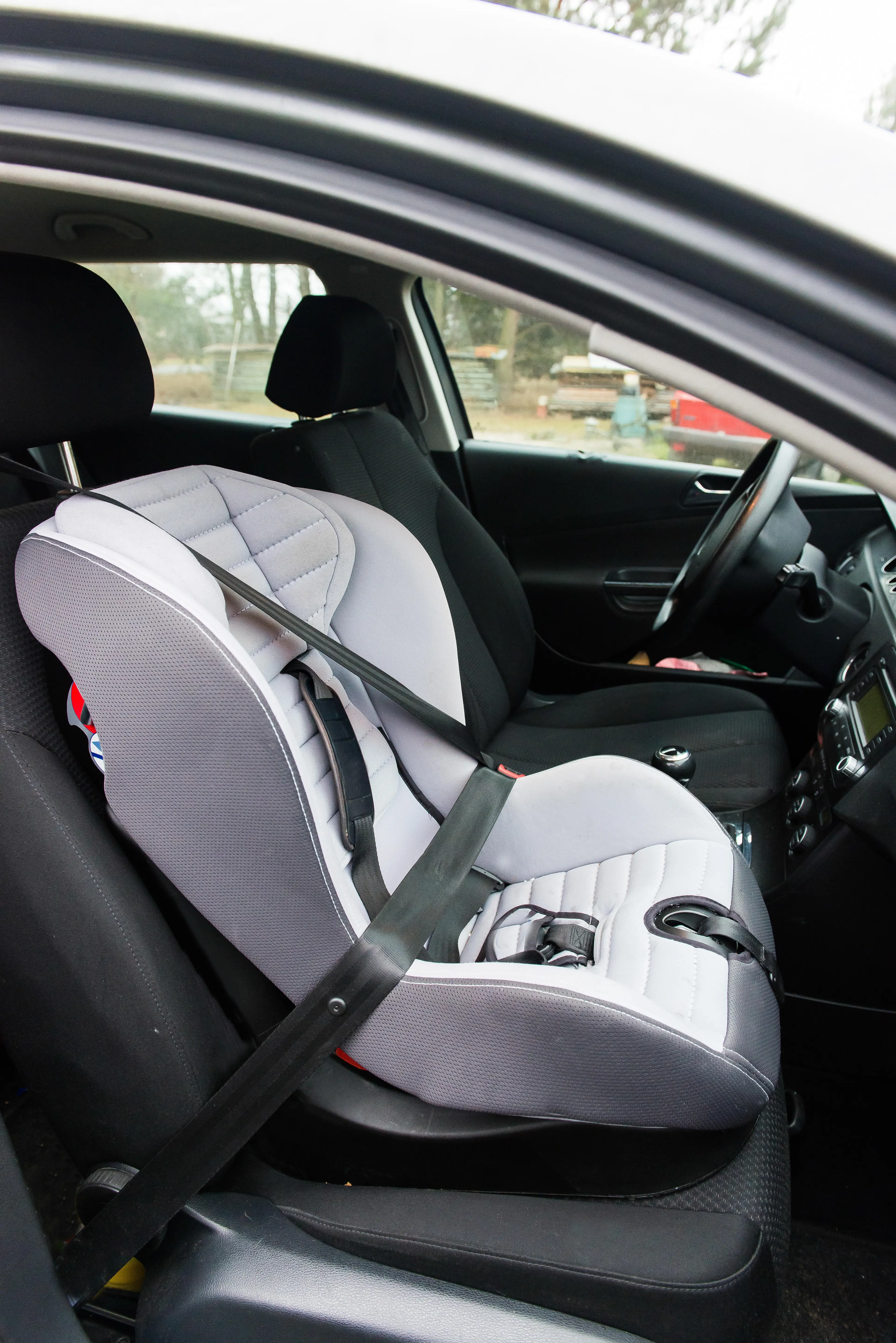 The mum said the car seats were proof she had children.