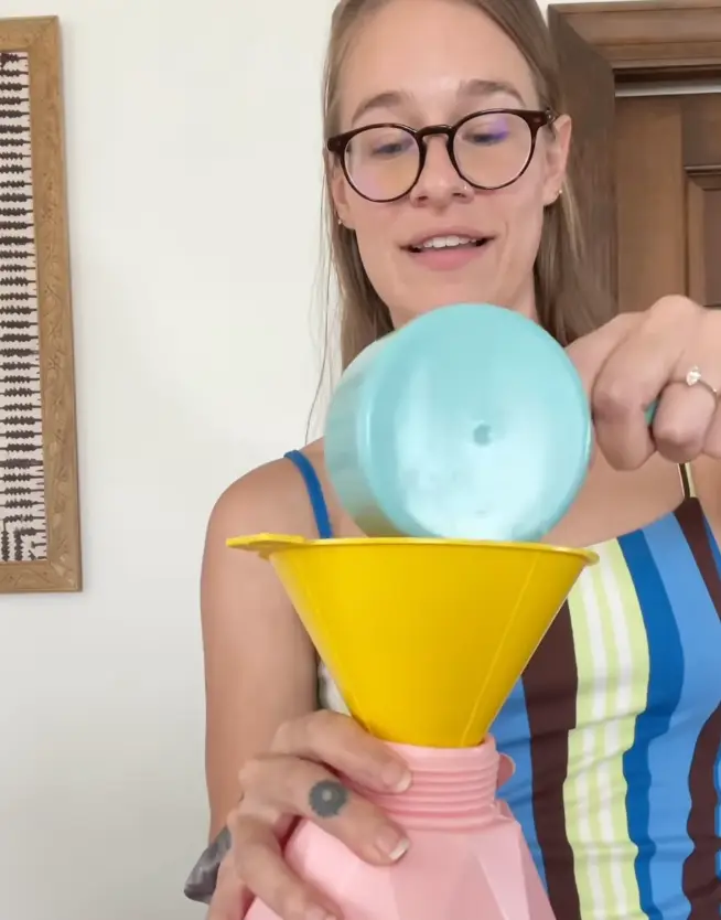 Olivia's DIY concoction uses just three ingredients.