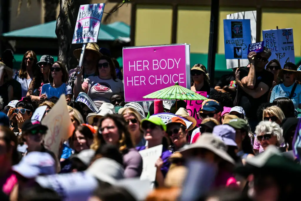 There are currently 12 states including Mississippi which have total or near-total abortion bans (CHANDAN KHANNA / Contributor / Getty Images)