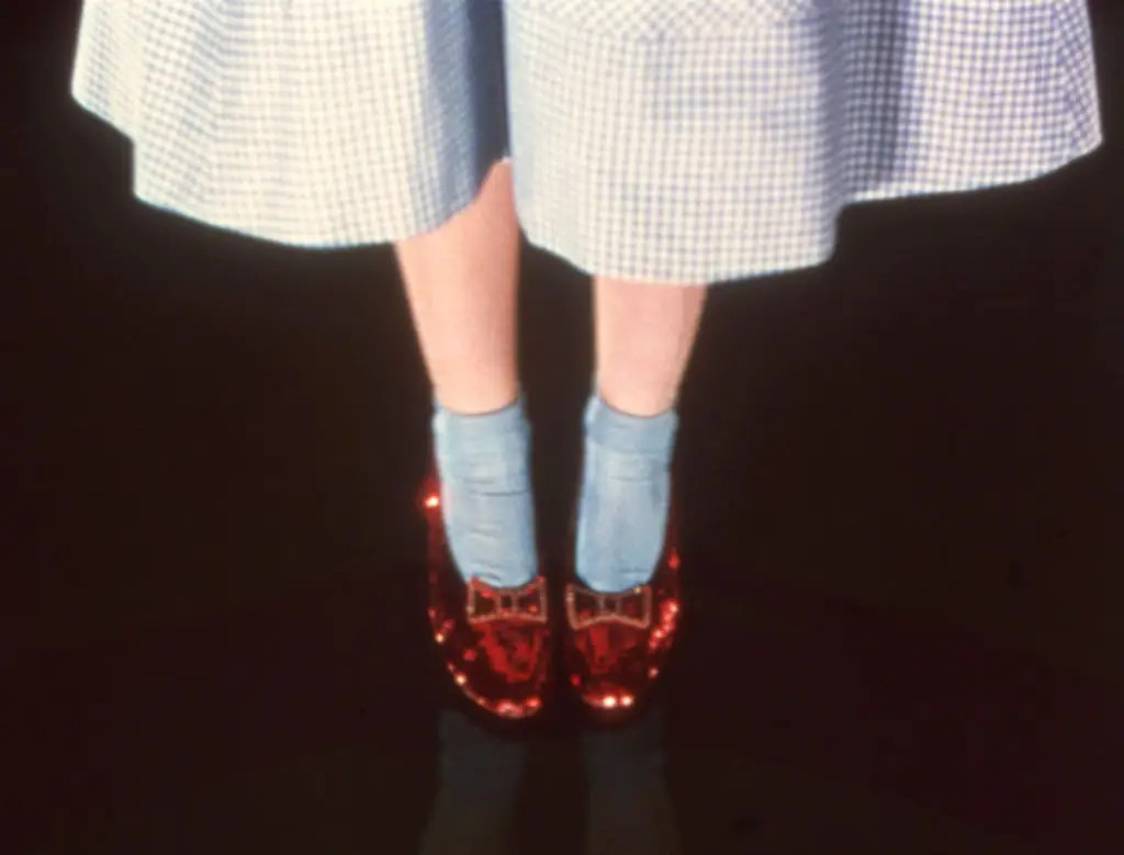 The ruby slippers were iconic in the 1939 movie (Screen Archives/Getty Images)