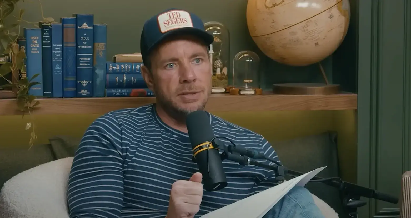 Dax Shepard questioned the actress on his Armchair Expert podcast (YouTube/Armchair Expert with Dax Shepard)