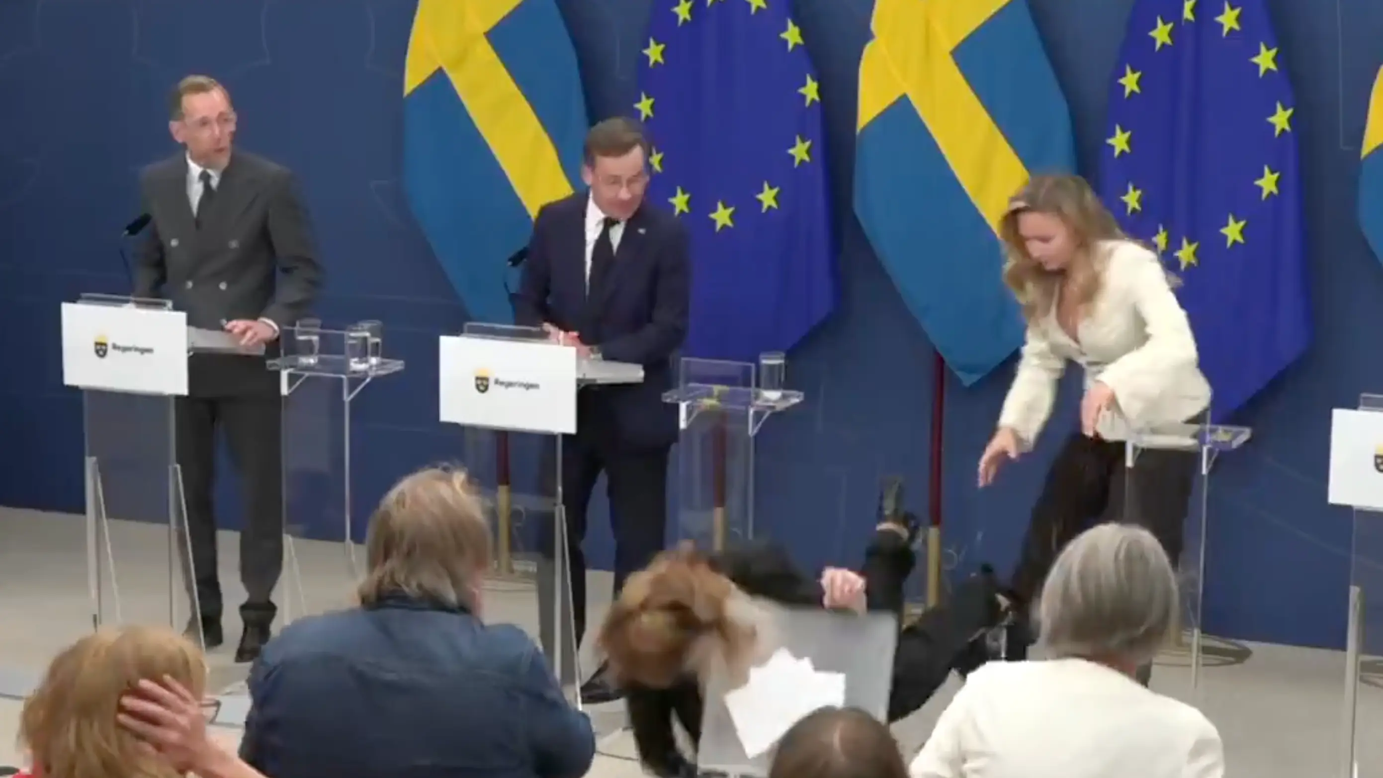 The extent of the politician's injuries are not yet clear (SVT)