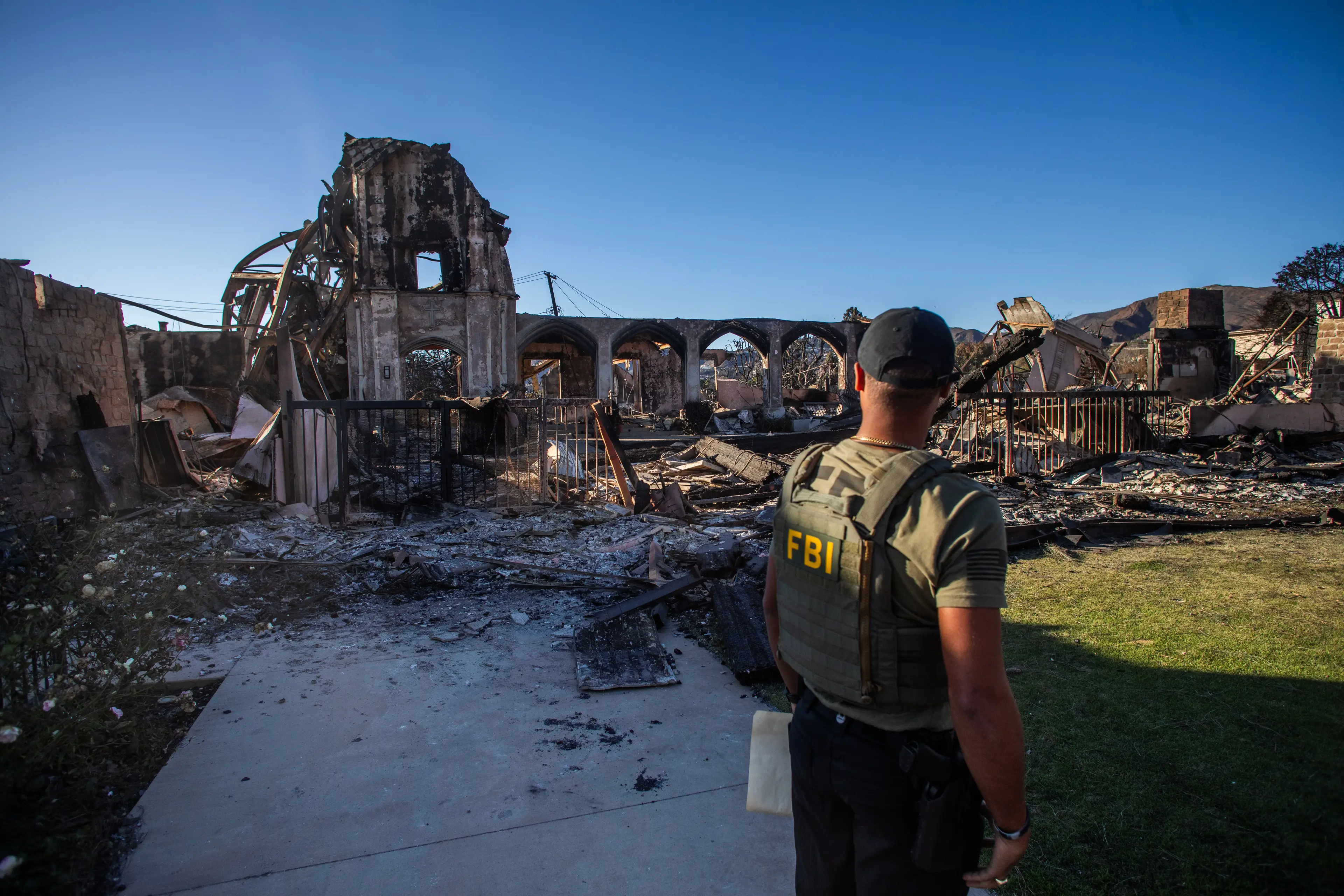 FBI agents were at Affleck’s home to see if he had CCTV footage of a private drone (Apu Gomes/Getty Images)