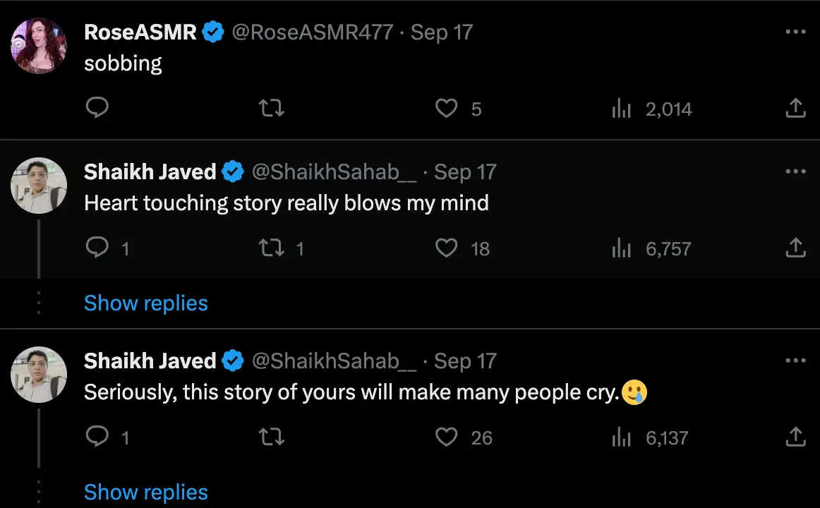 People can't get over the heartwarming story.