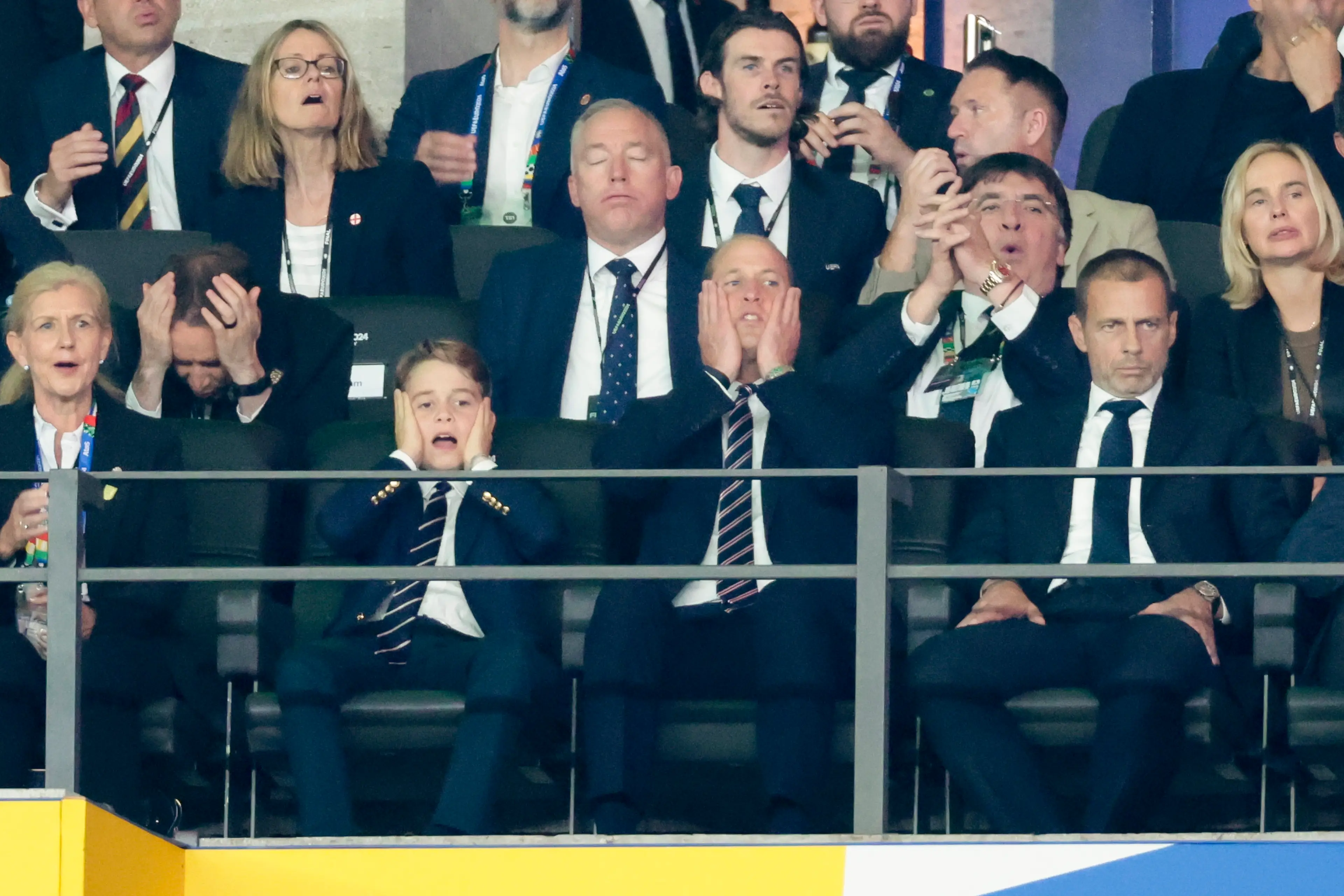 William apparently made an odd comment during the game, which saw England lose out to Spain (Jean Catuffe/Getty Images)