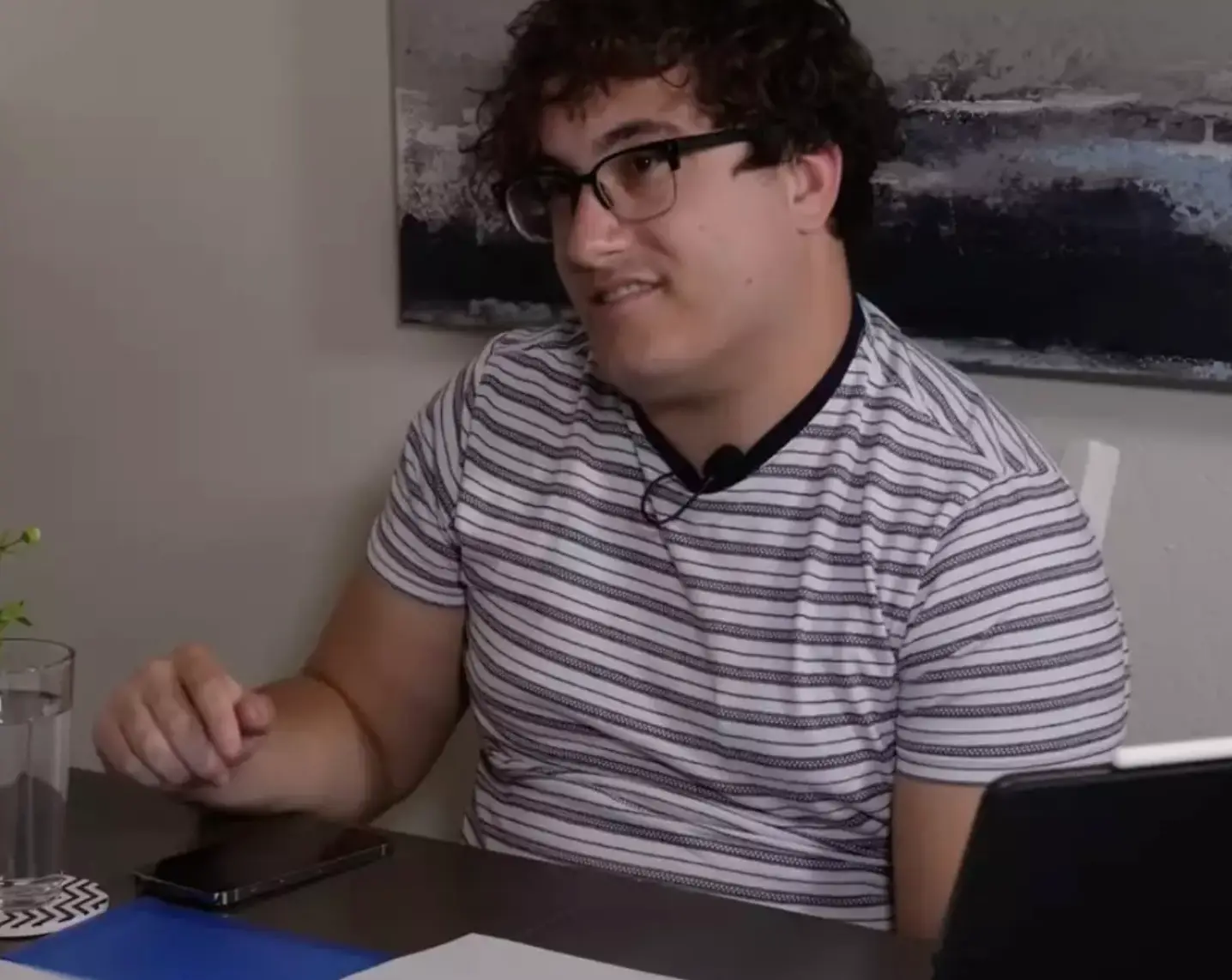 Caleb Hammer tried to offer some financial advice.