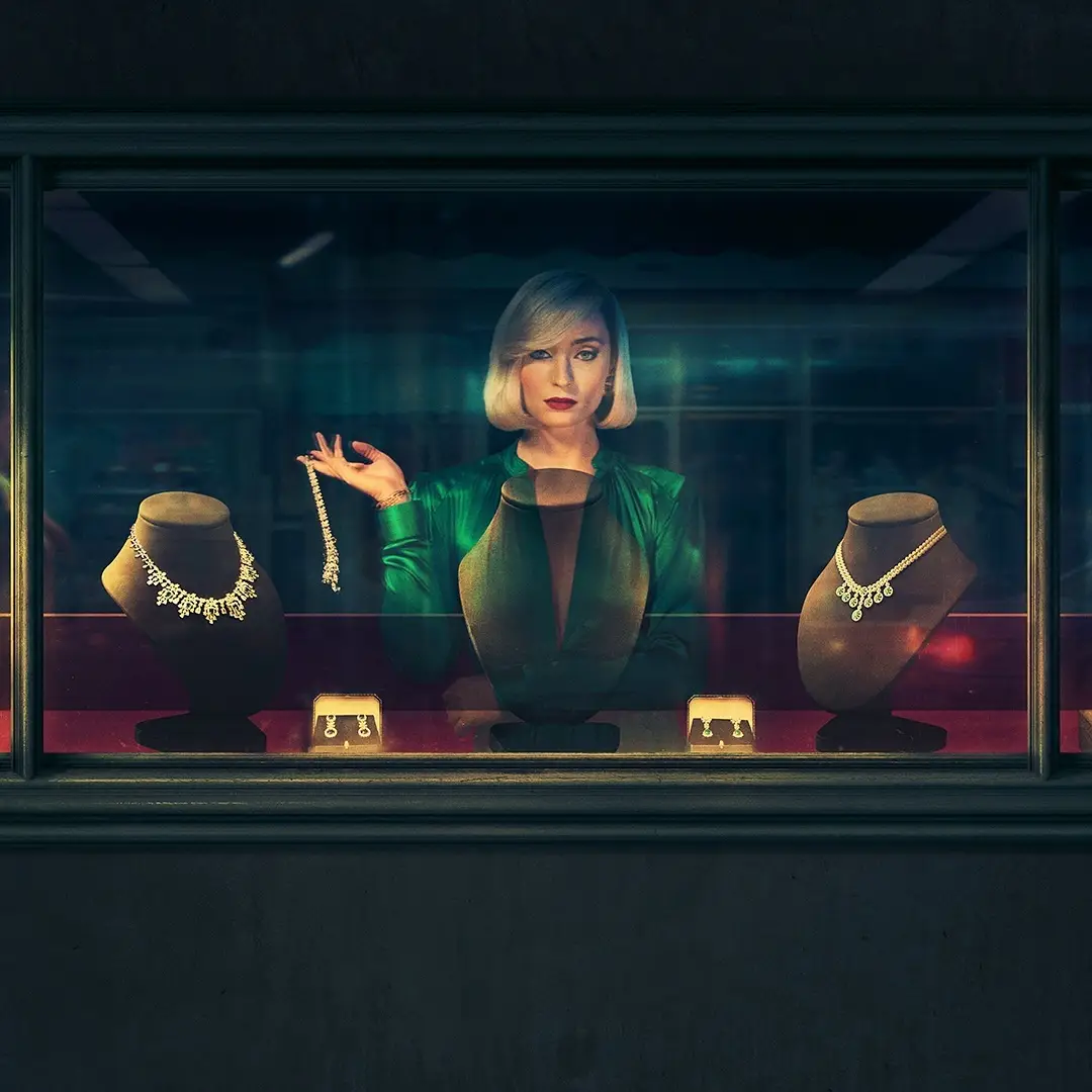 Sophie Turner plays the titular role in ITV's new drama Joan (@ITV)