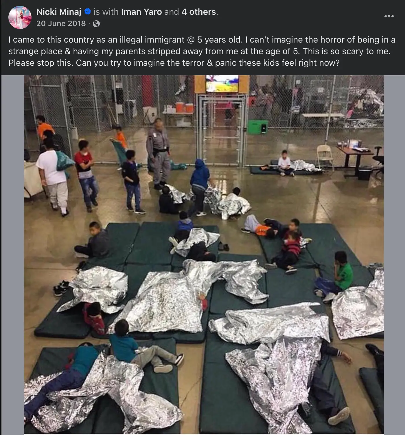 Nicki Minaj didn't always support Trump (Facebook)