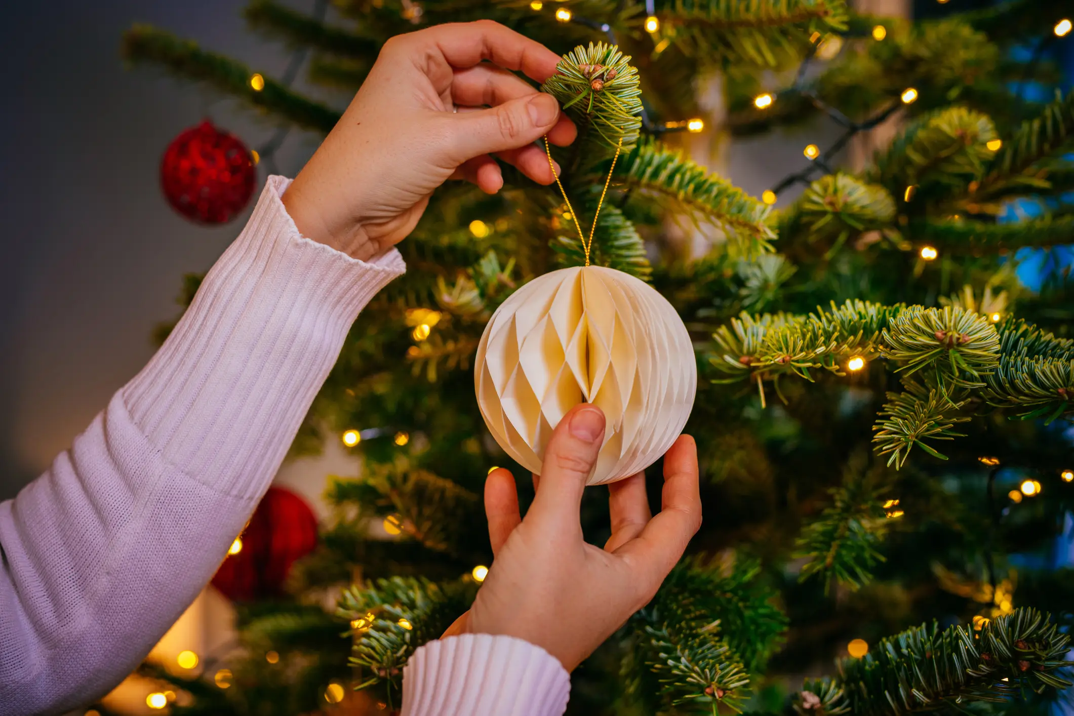 Avoid paper decorations on the Christmas tree, if you can (Getty Stock Image)
