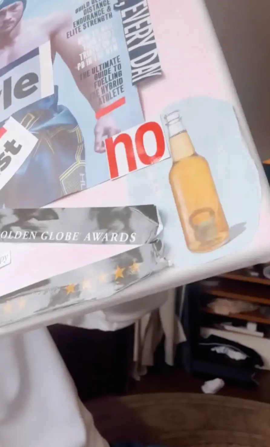 He set himself a goal of 'no drinking' back in January (Instagram/@adamthomas21)