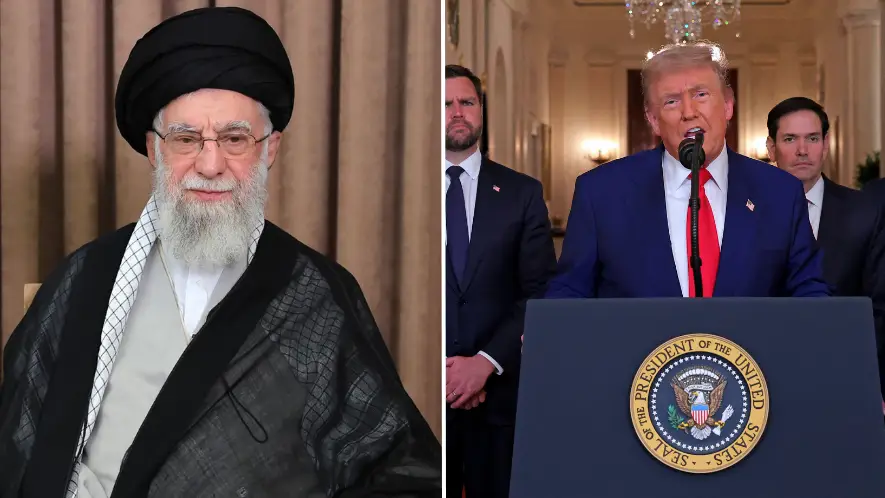 Office of the Supreme Leader of Iran via Getty Images/CARLOS BARRIA/POOL/AFP via Getty Images