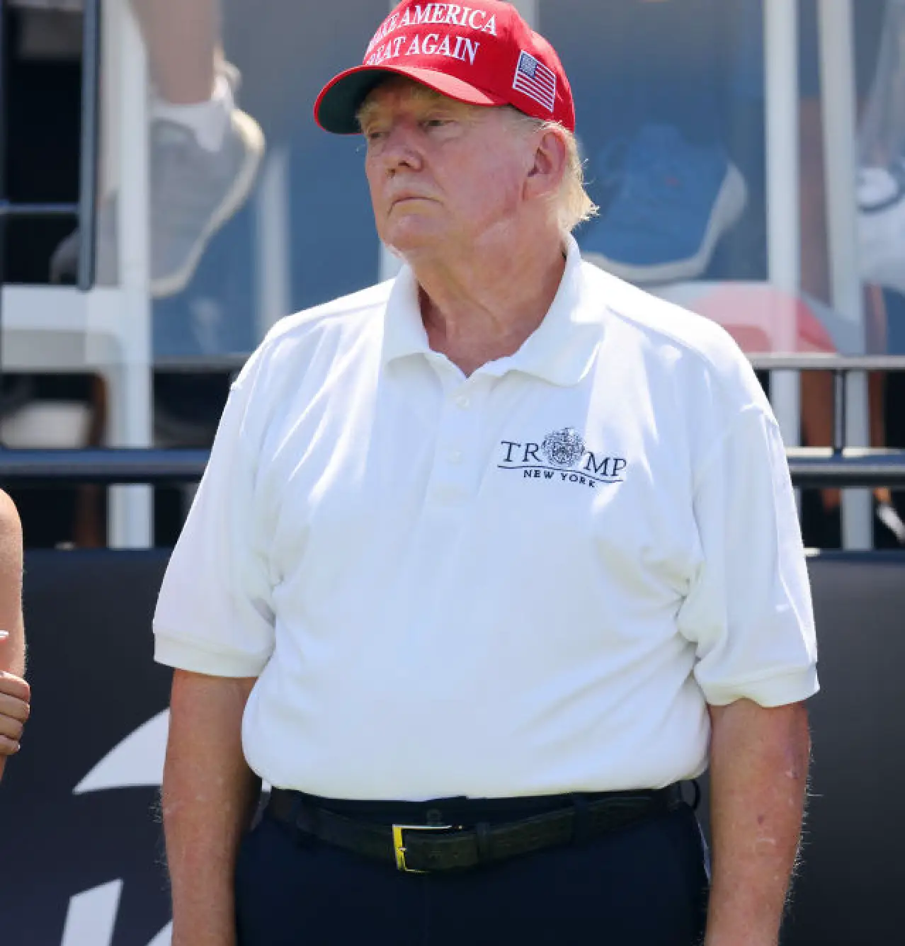 The two caddies have very different recollections of the incident (Mike Stobe / Stringer / Getty Images)