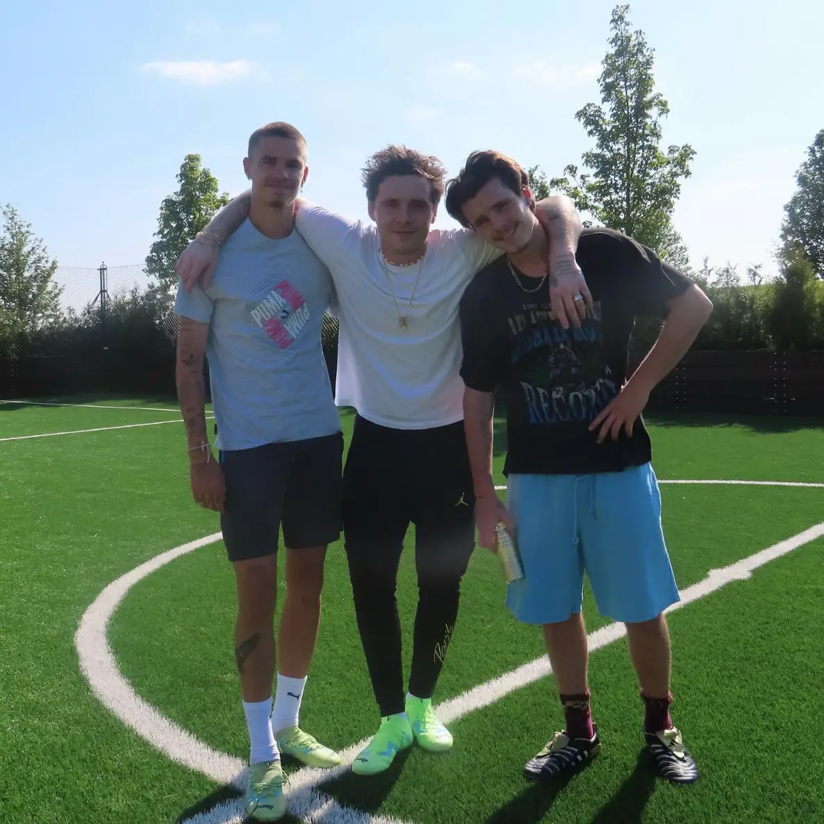 Cruz is the youngest Beckham son.