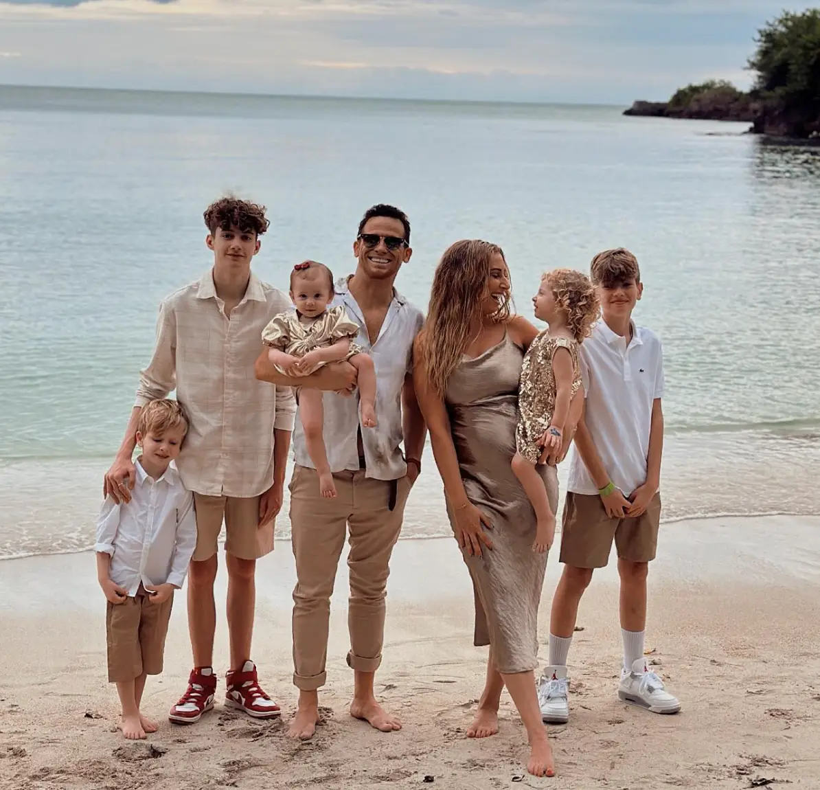 Stacey took her entire family to Jamaica.