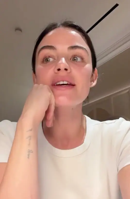 Hale has responded and said the video was more about her friendship with Ian rather than 'glamourising anything' (Instagram/lucyhale)