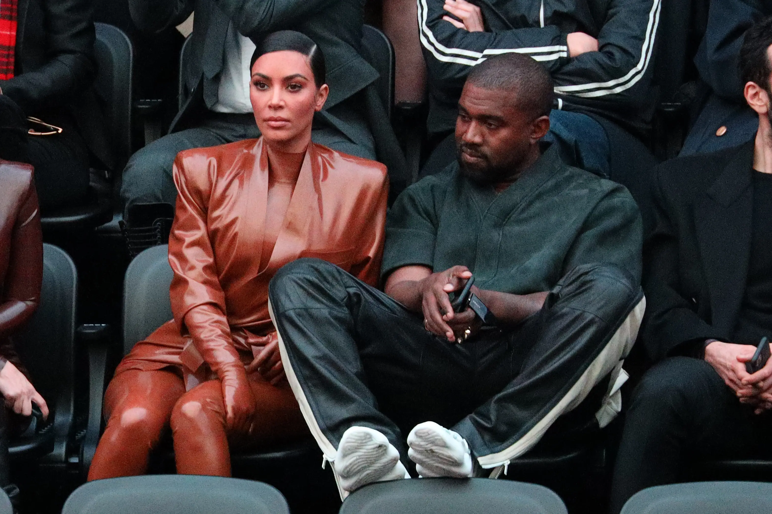 Kanye West and Kim Kardashian divorced in 2022 (Pierre Suu/Getty Images)