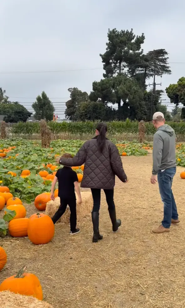 Meghan Markle, Prince Harry and their two children enjoyed a day out at a pumpkin patch over the weekend (Instagram/@meghan)