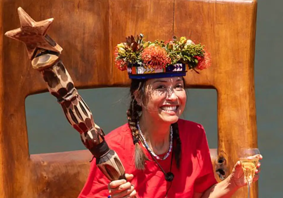 Myleene Klass is the first I'm A Celebrity Legend.