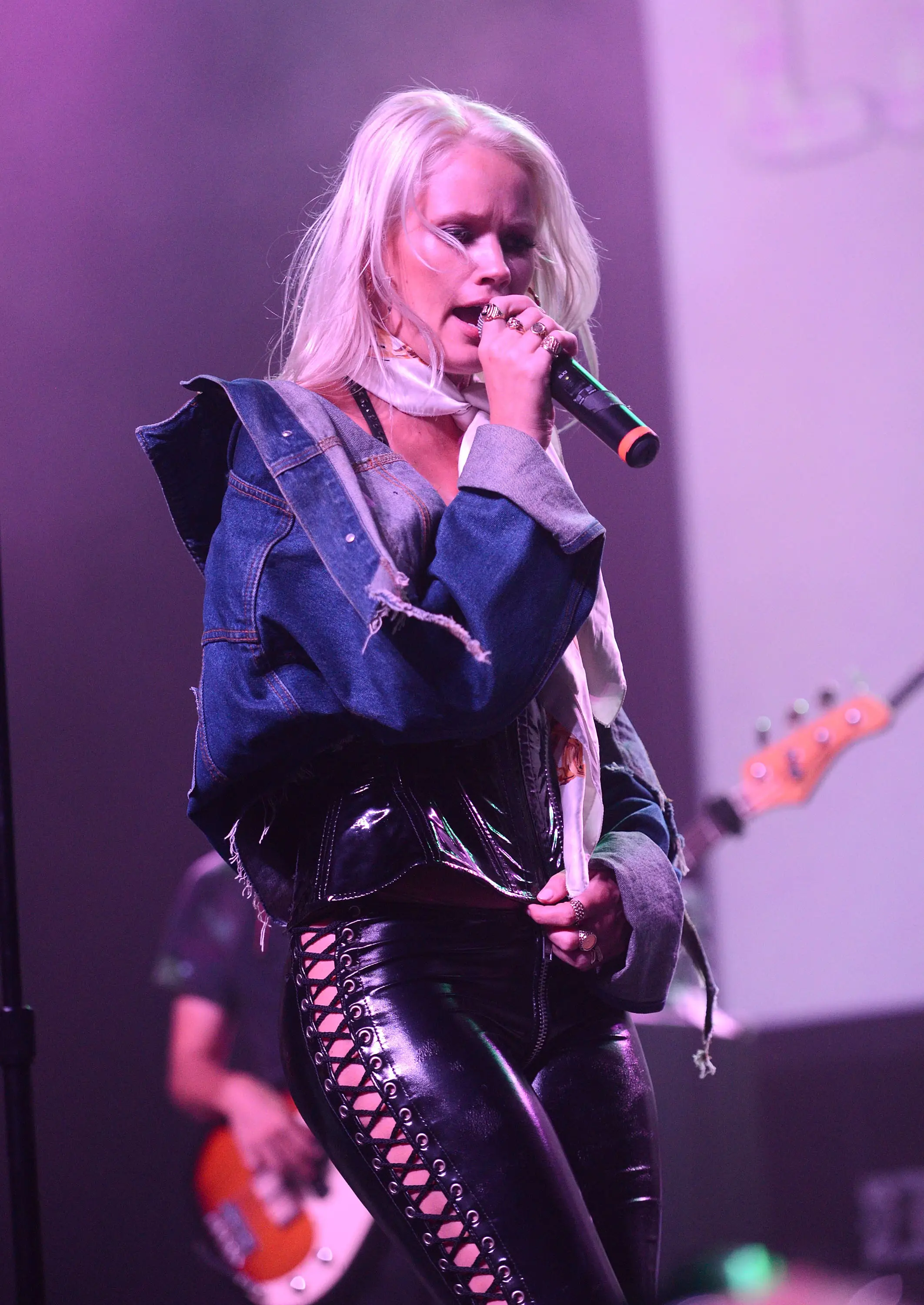 Lauren was a member of the girl band G.R.L. and also featured on the iconic song LFMAO Party Rock Anthem (Scott Dudelson/WireImage)