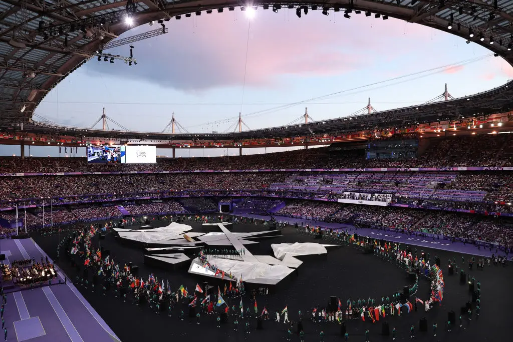 People were confused by the stage design (Lintao Zhang/Getty Images)