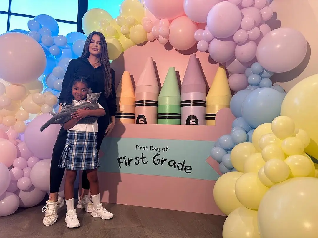 Critics called the mum-of-two's celebration totally 'excessive'. (Instagram/@khloekardashian)