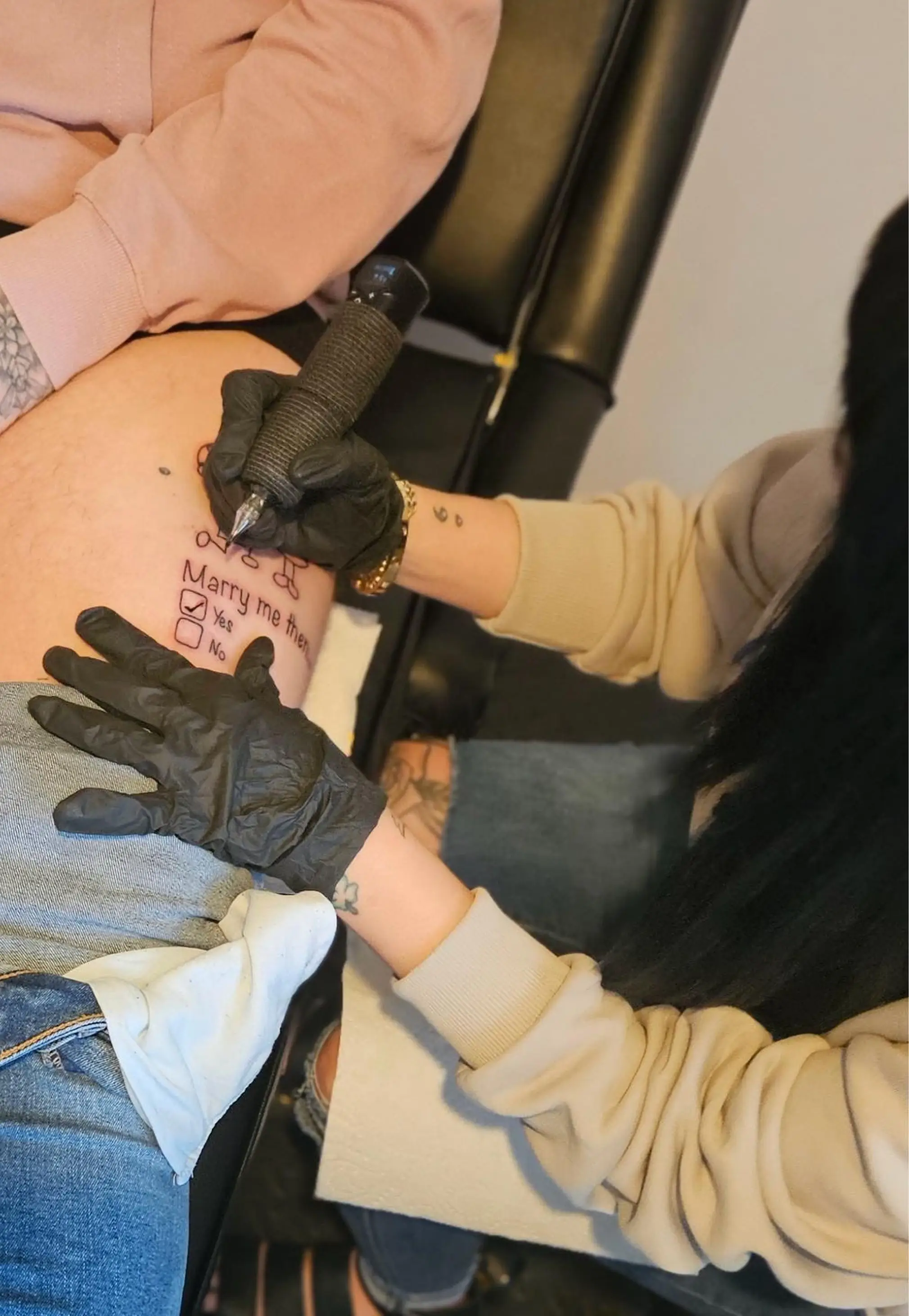 Thankfully, she said yes.