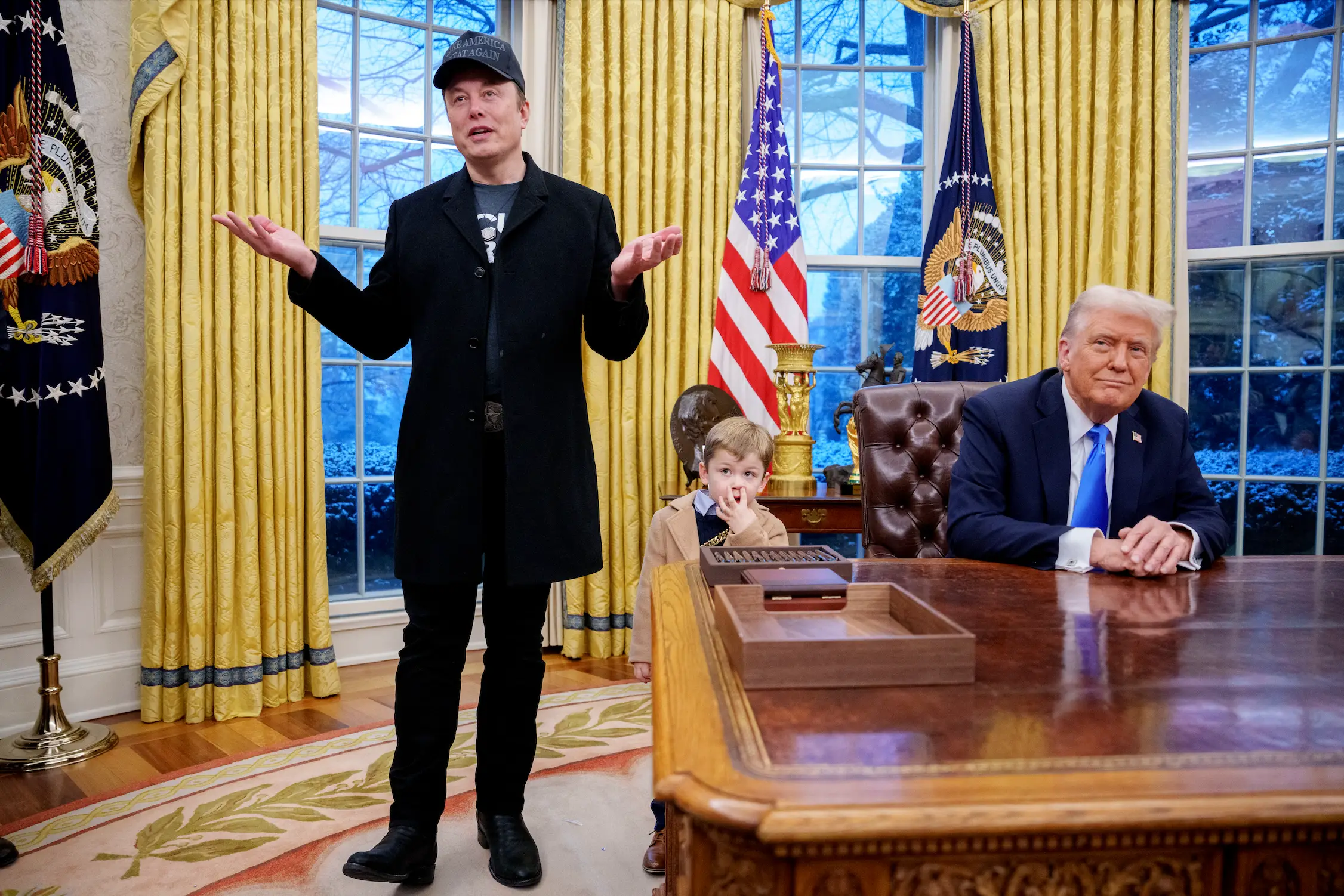 Elon Musk is one of Department of Government Efficiency co-leads (Andrew Harnik/Getty Images)