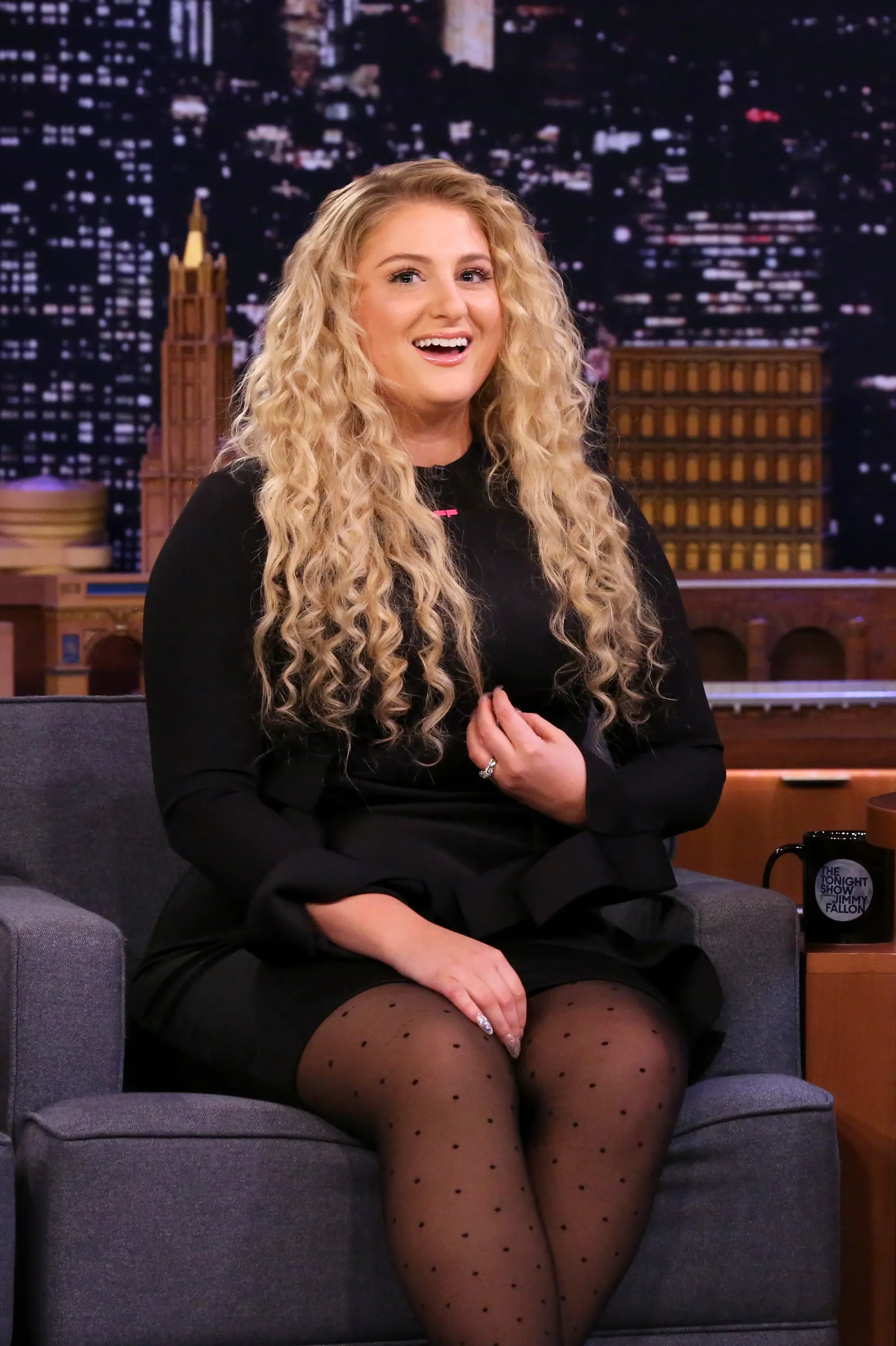 Meghan Trainor pictured before her weight loss transformation (Andrew Lipovsky/NBC/NBCU Photo Bank via Getty Images)