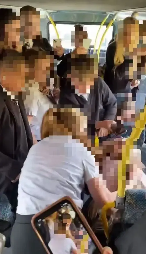 Footage of the attack showed several students watching or filming it themselves.