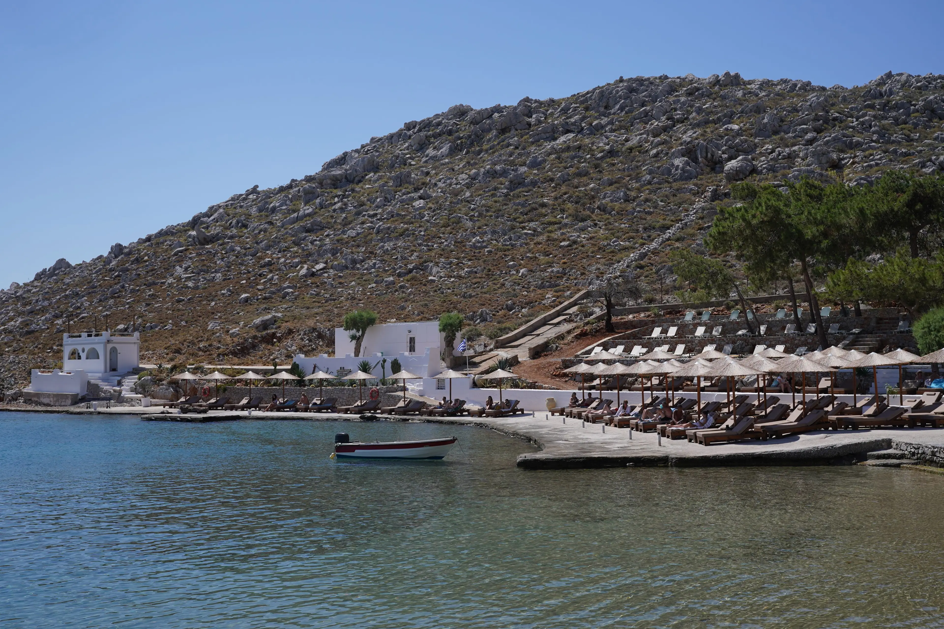 Agia Marina in Symi. (PA)