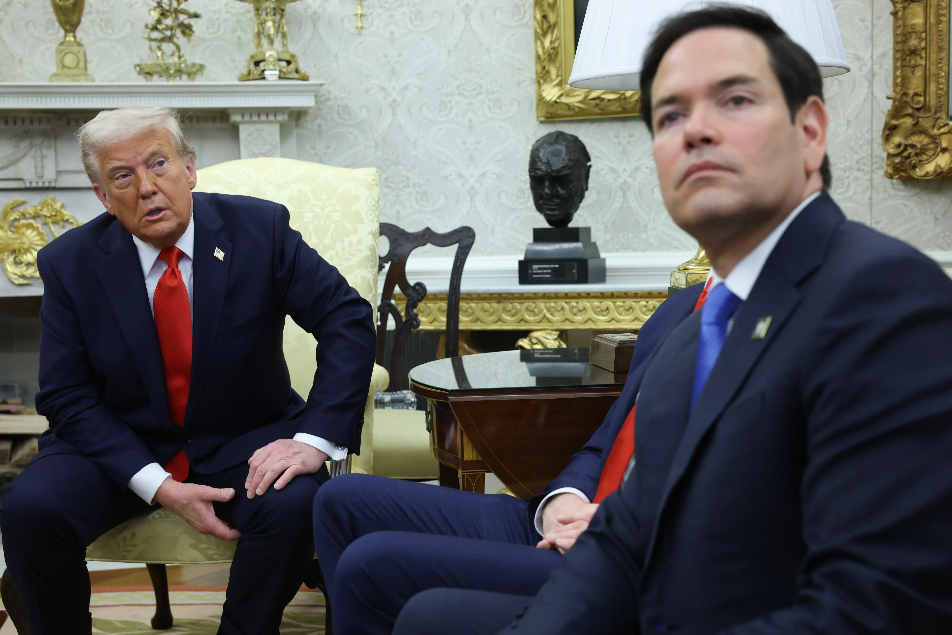 Trump with secretary of state, Marco Rubio (Getty Stock Image)