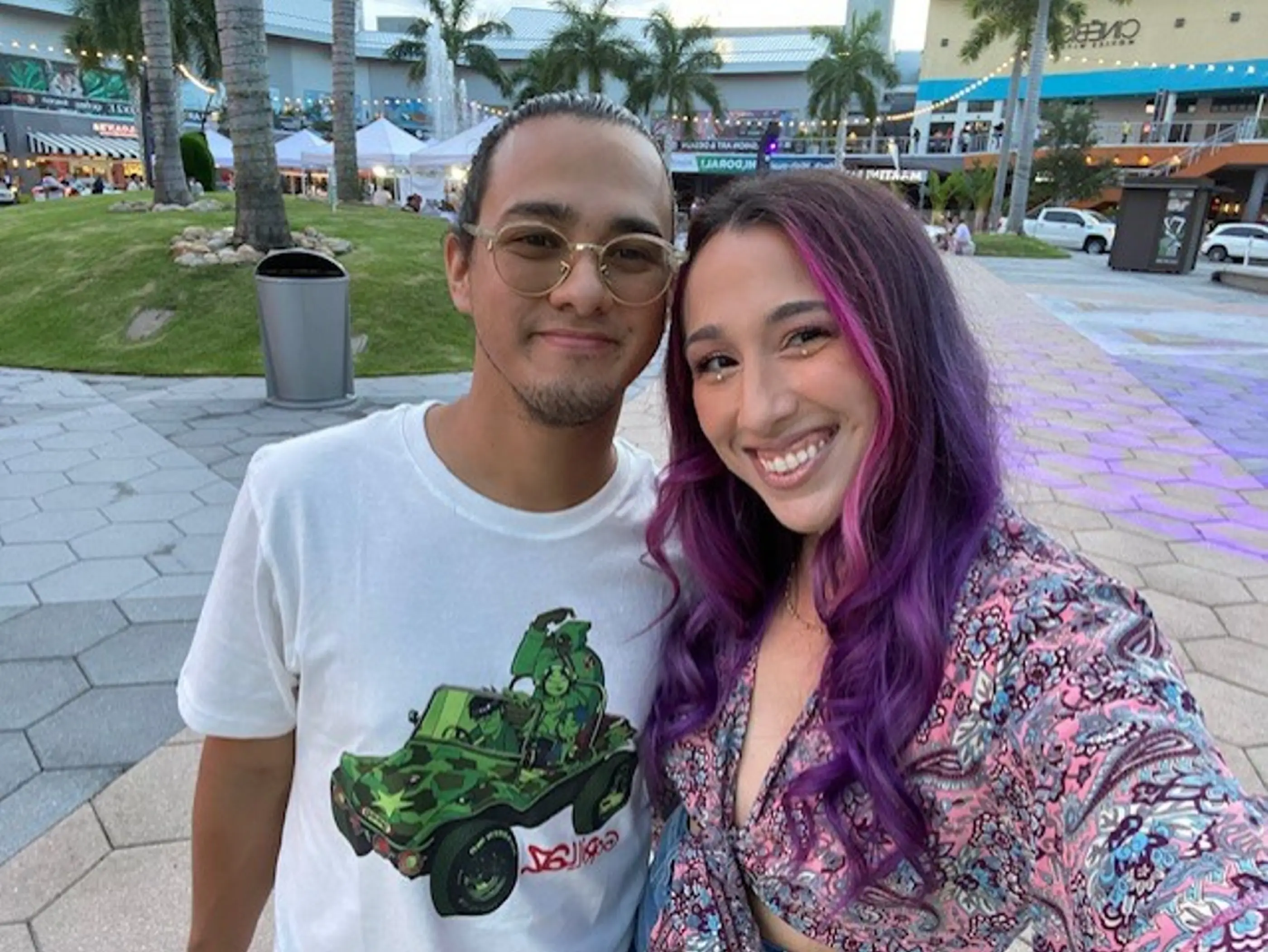 The couple are now happily married with a young child.