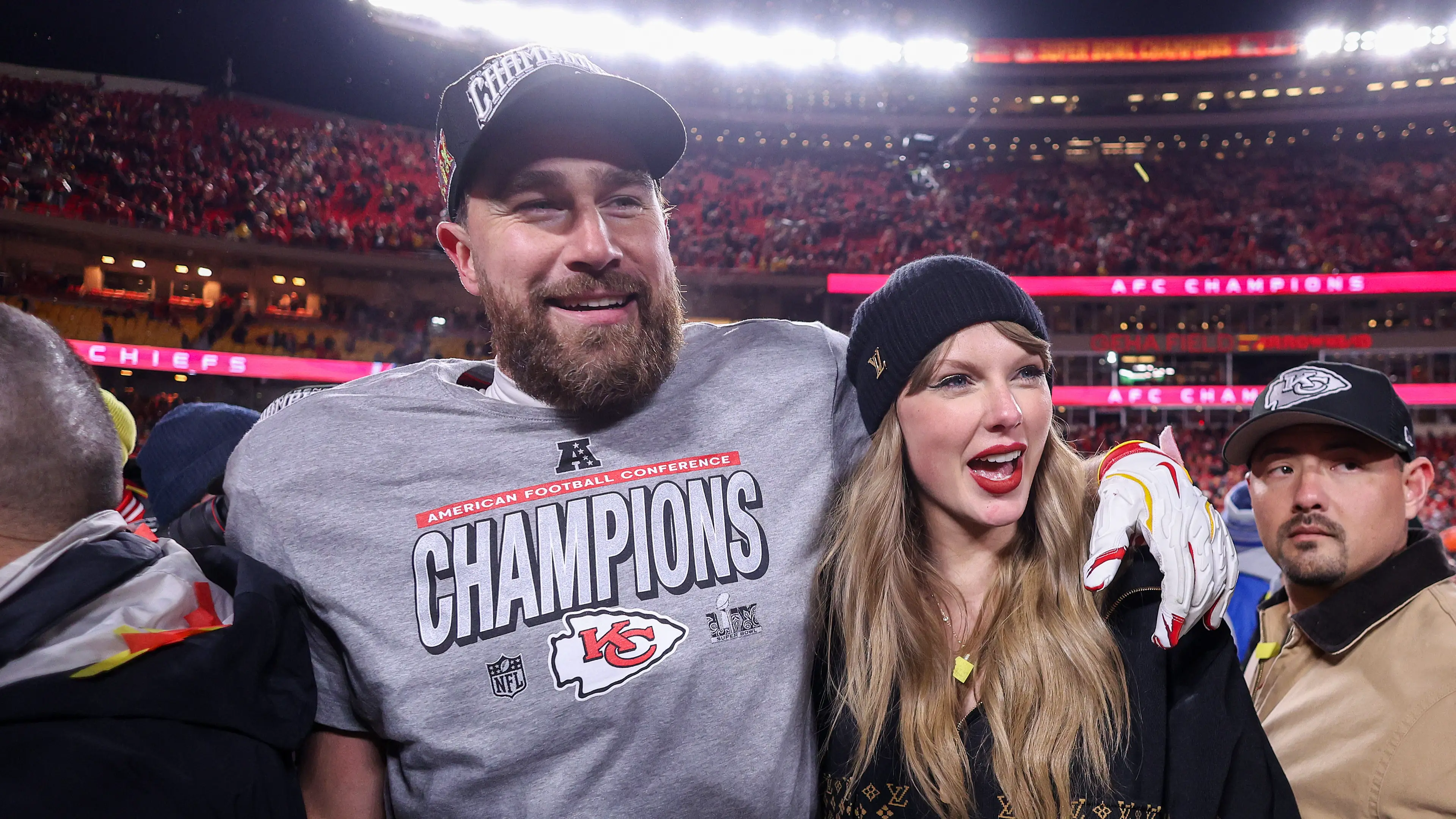 Travis Kelce admitted his ‘unacceptable’ behaviour went ‘too far’ at last Super Bowl