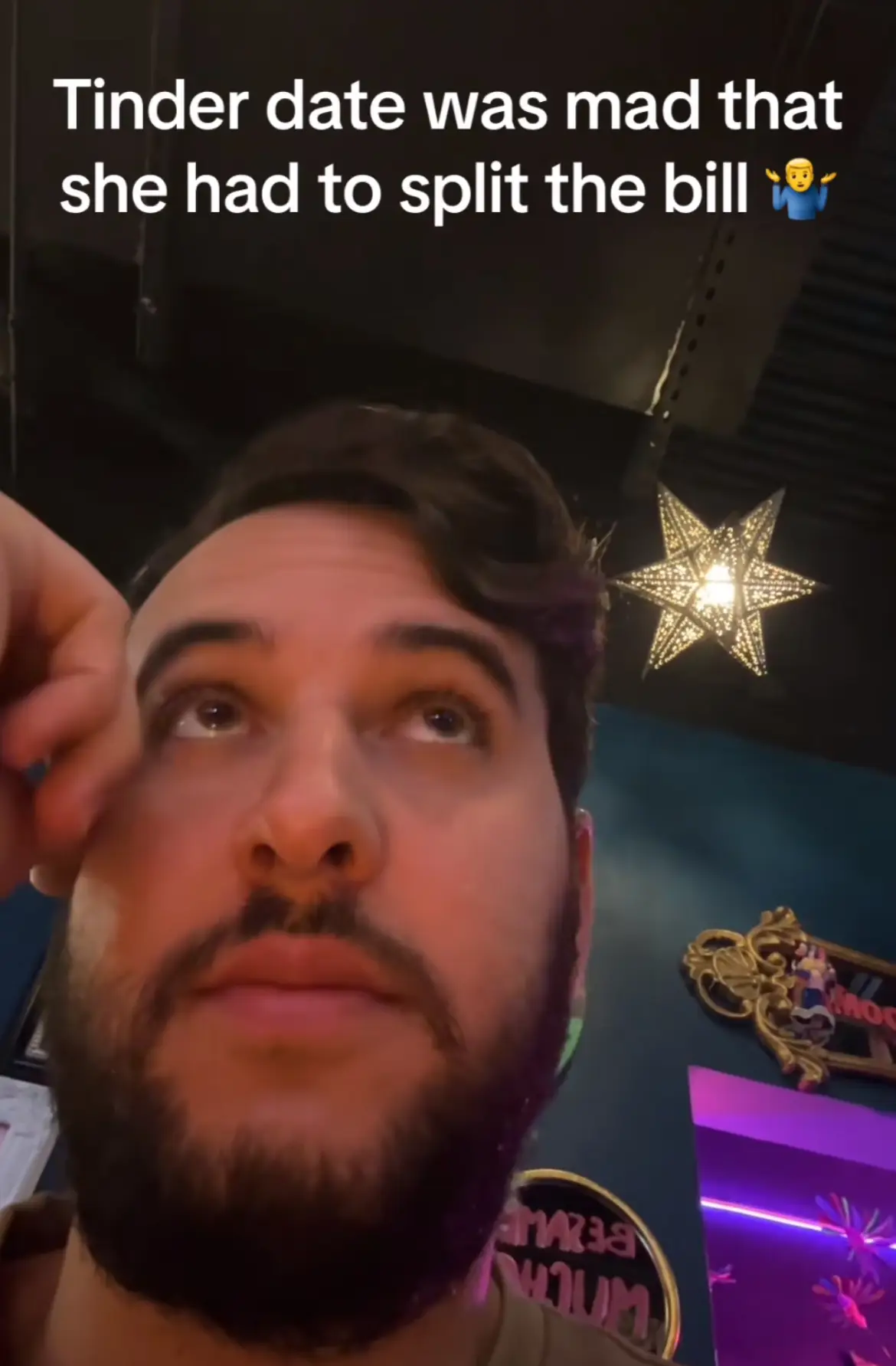 He wanted to split the bill.