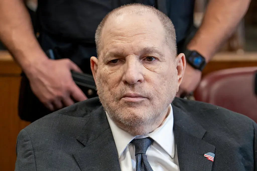 Weinstein claimed he was a 'survivor' in the prison interview (STEVEN HIRSCH / Contributor / Getty Images)