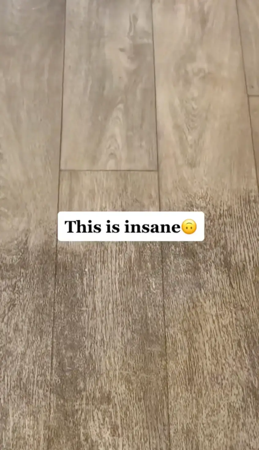 She shared a before and after.