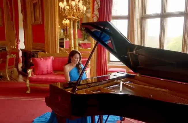 The Princess of Wales recorded her performance at Windsor Castle.