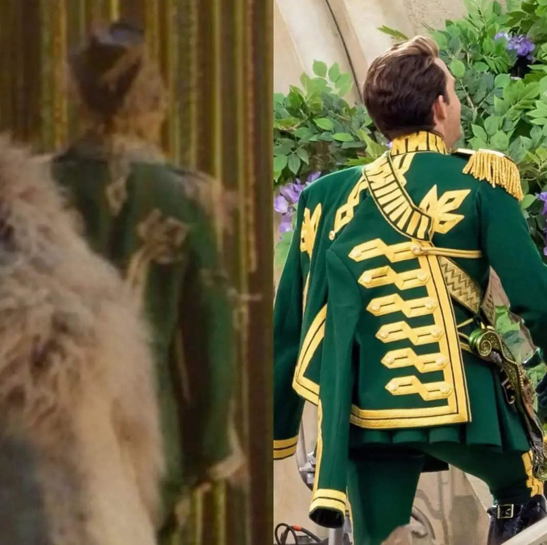 Fiyero and the Scarecrow wear the same costume (Warner Bros/Universal)