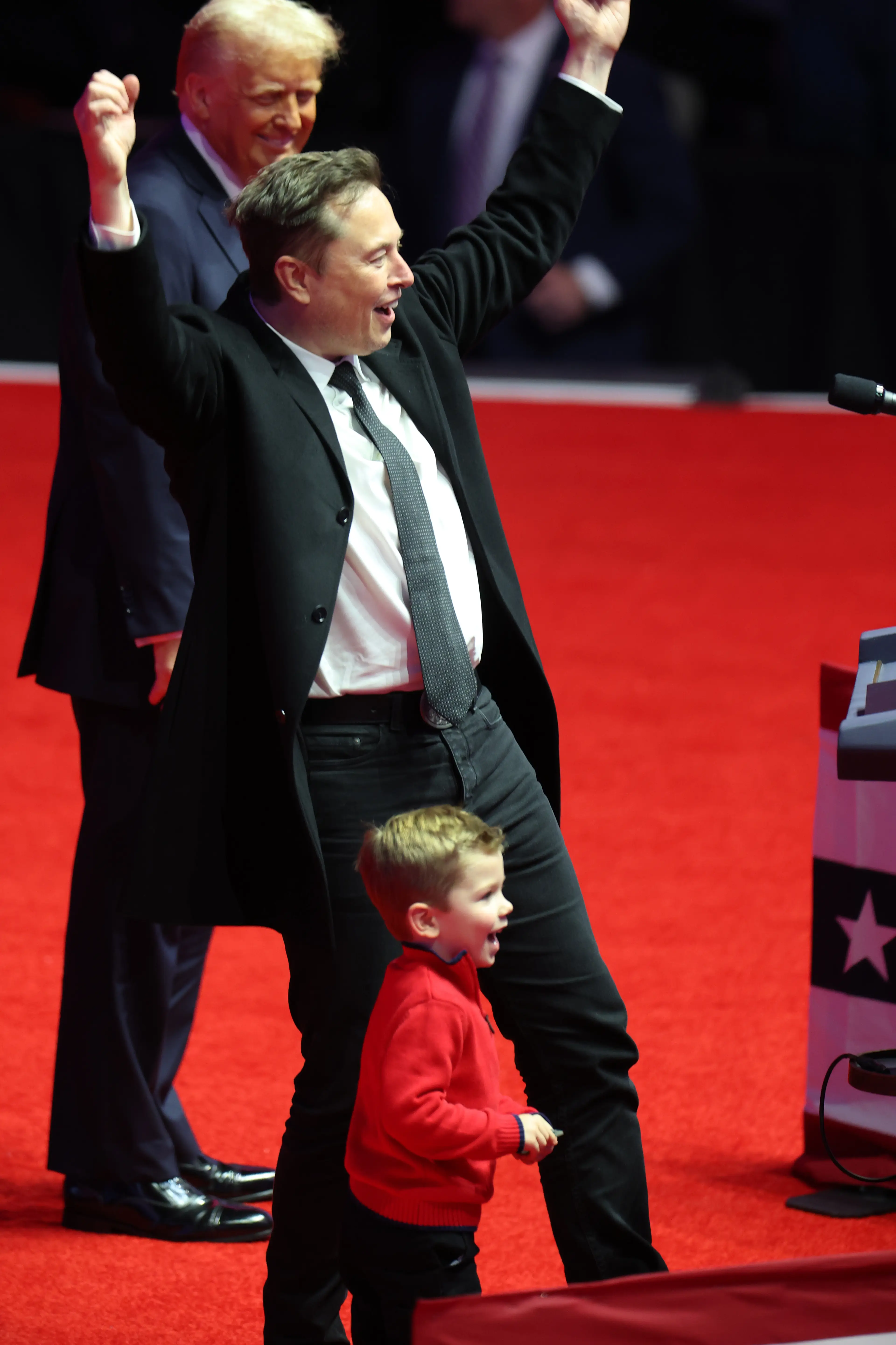 Some internet users have found a hilarious parallel in Musk’s mannerisms (Tasos Katopodis/Getty Images)