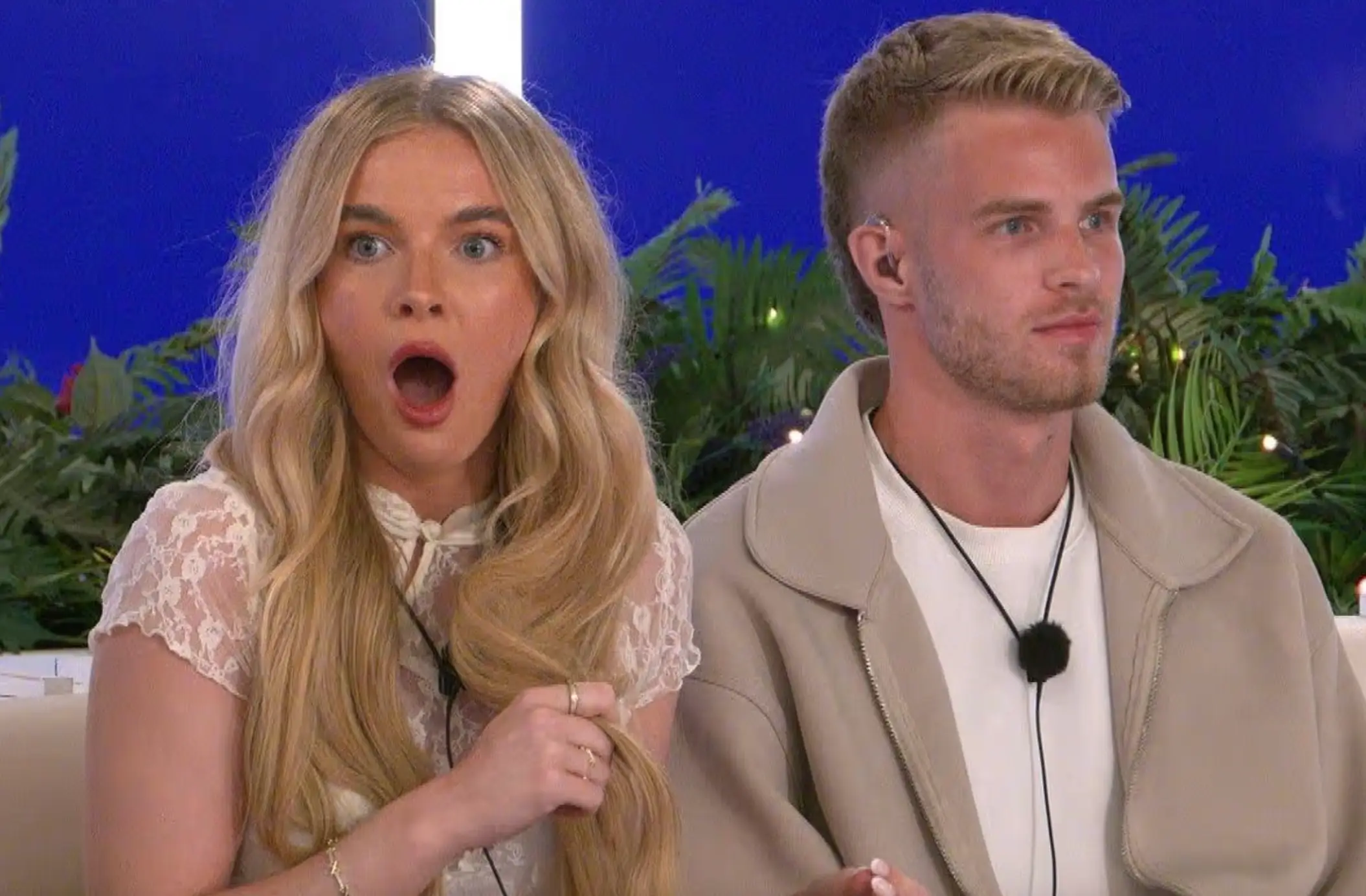 Love Island's Sam Workman has been fiercely defended by fans online (ITV)
