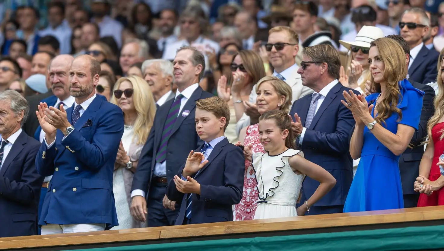 Questions have been raised about why William and his children didn't also attend the Women's Singles bout at Wimbledon (Tim Clayton/Getty Images)
