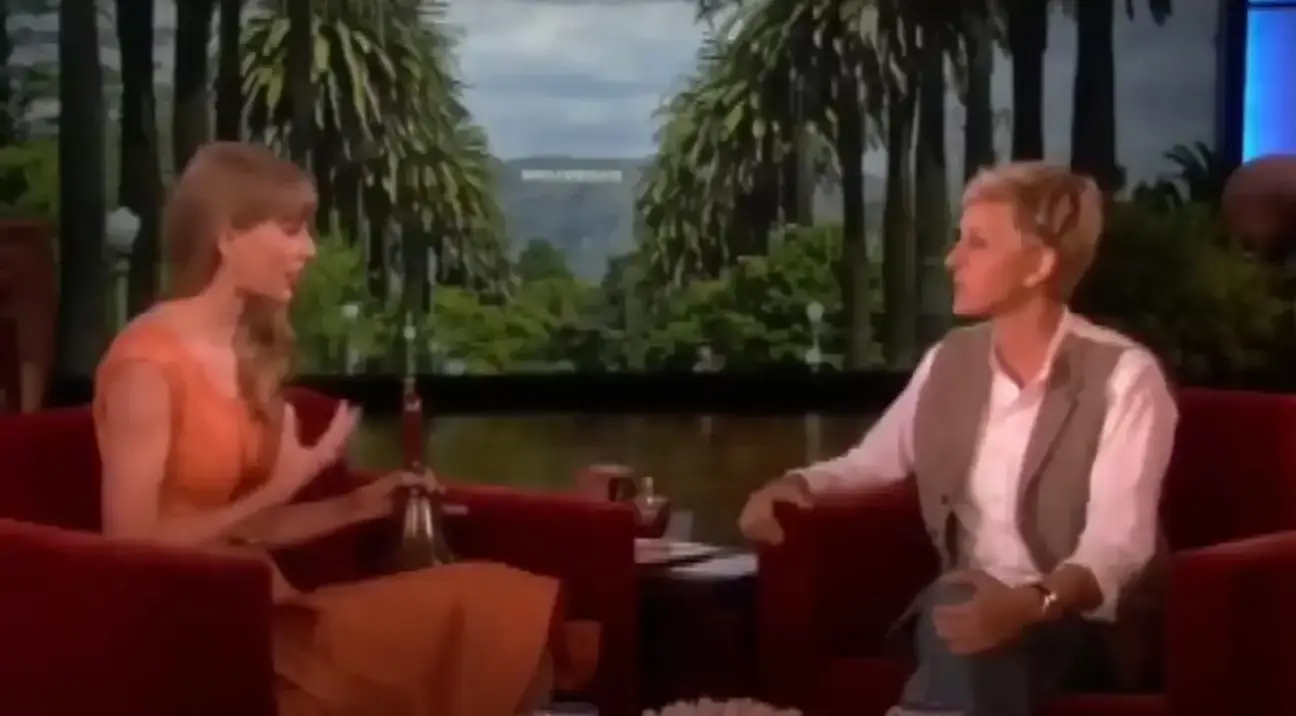 Taylor Swift look extremely uncomfortable during the tense interview.