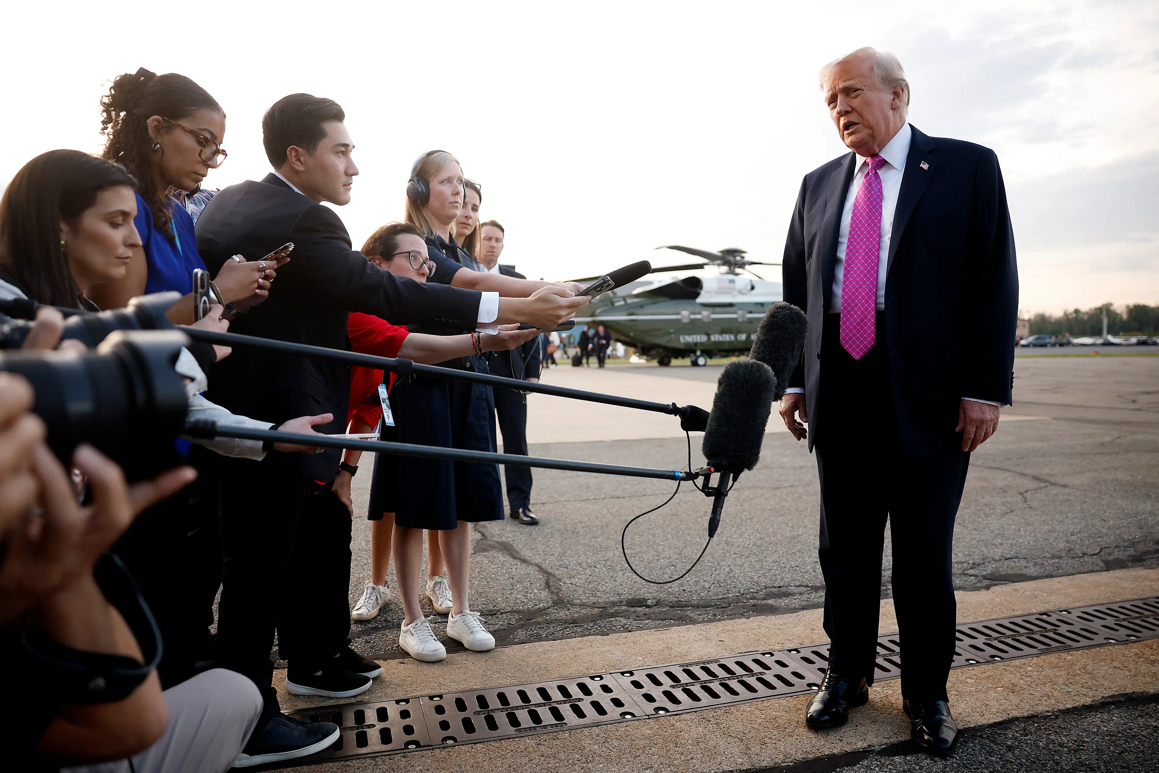 Trump has blamed the 'radical left' for their part in Kirk's death (Kevin Dietsch/Getty Images)