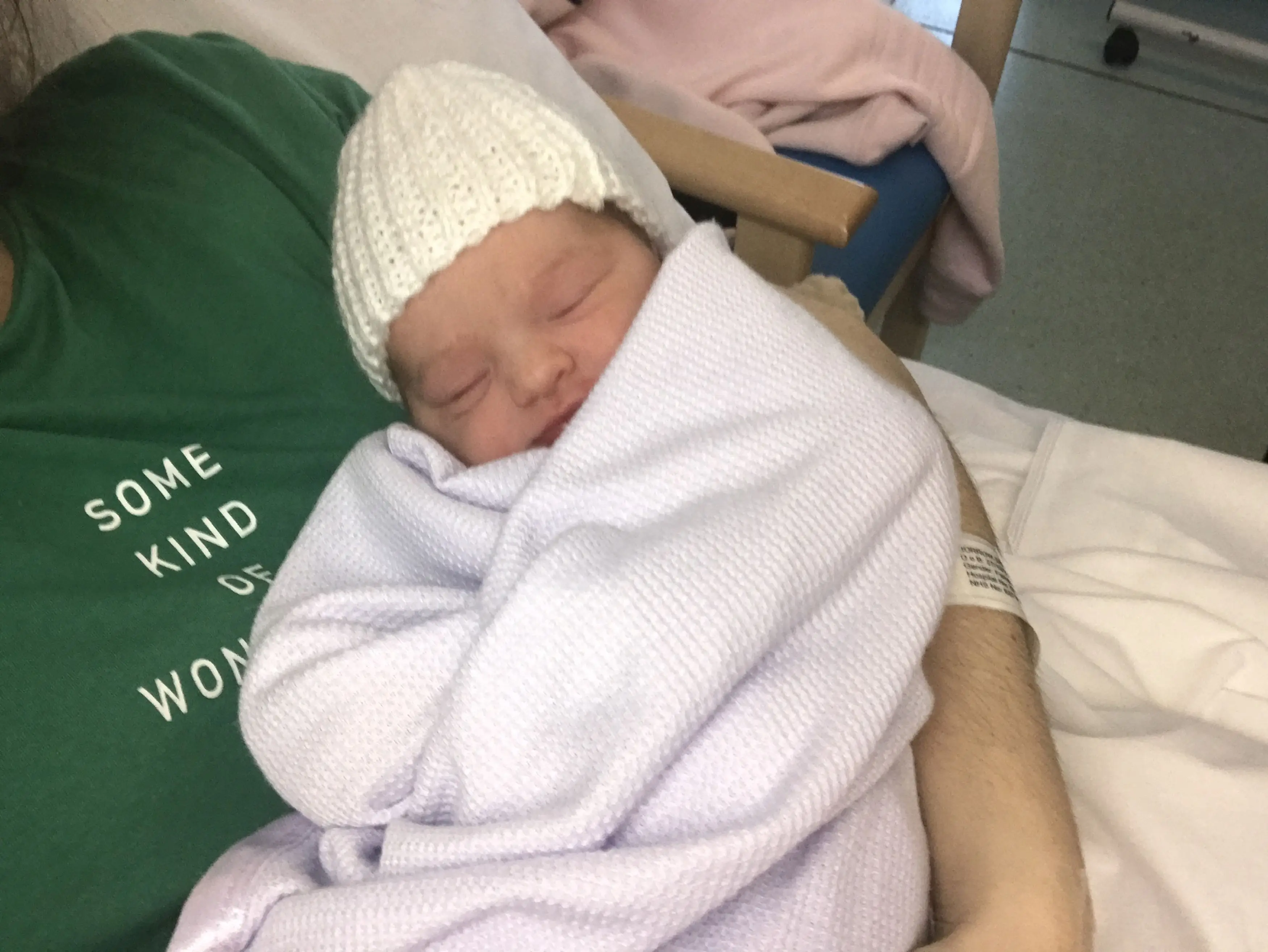 Alicia was born a healthy weight (