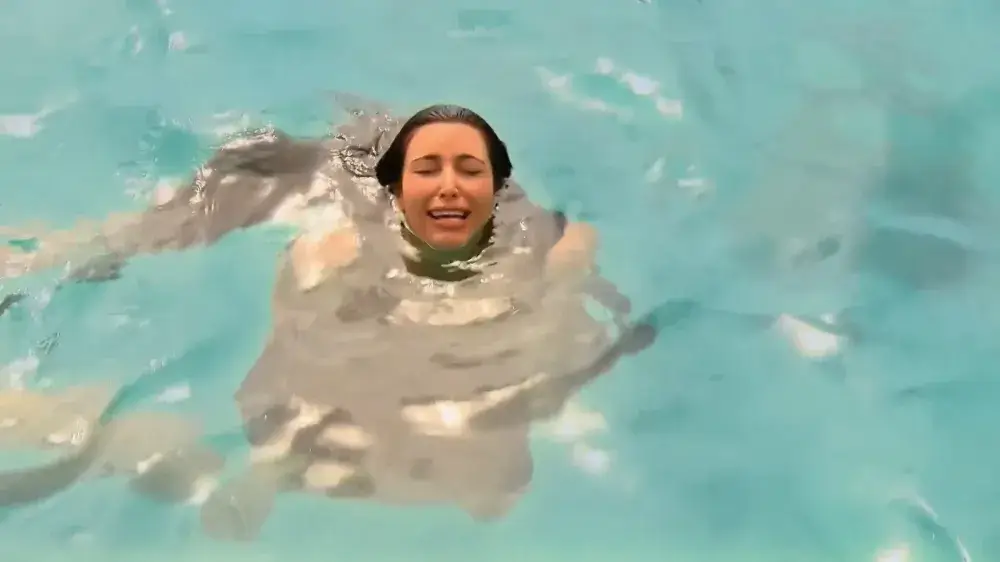 The moment Kim realised (E!)