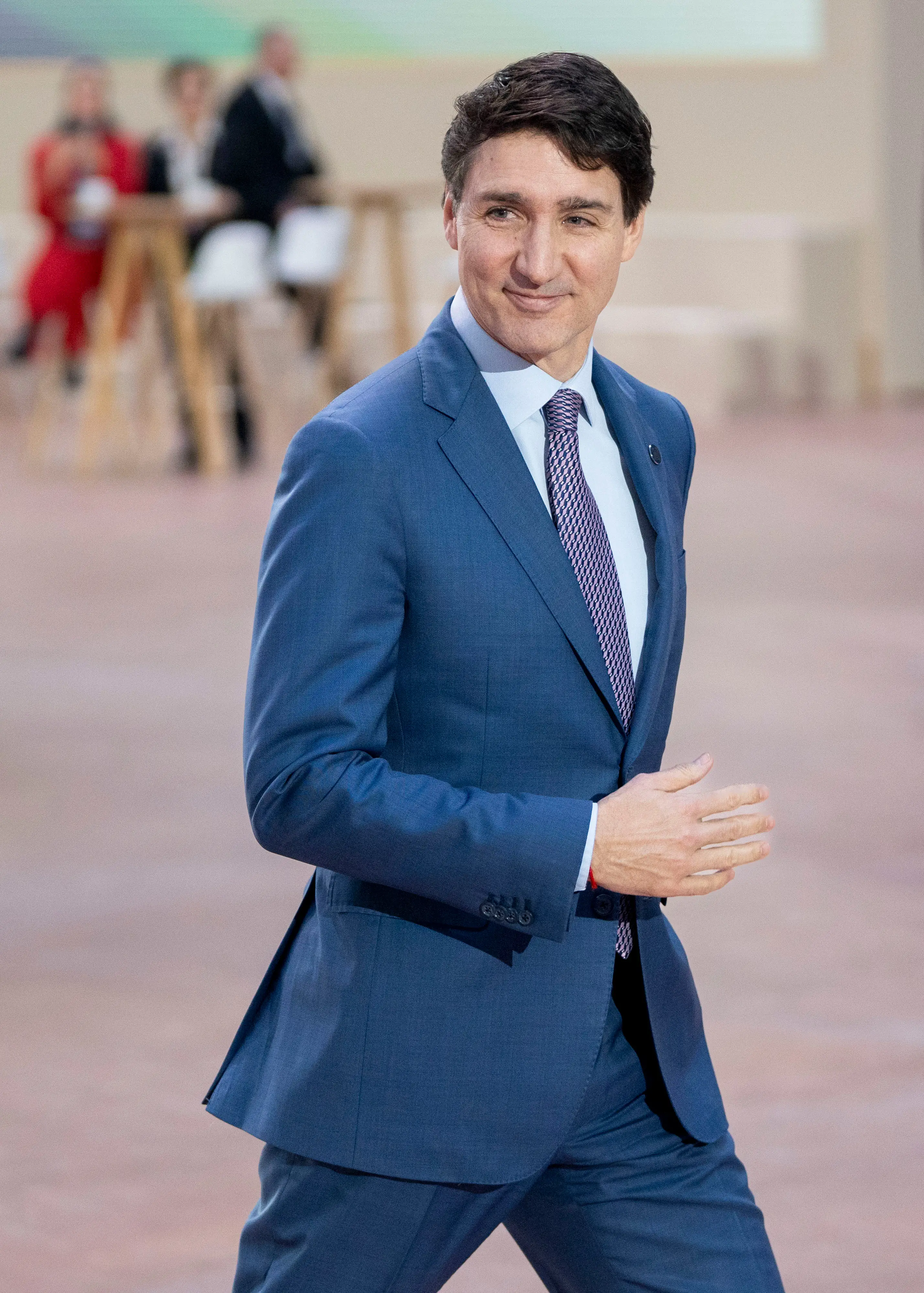 Perry's been seen cosying up with former Canadian PM Justin Trudeau (Nathan Laine/Bloomberg via Getty Images)