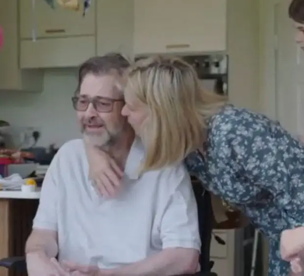 Derek Draper with his wife Kate.