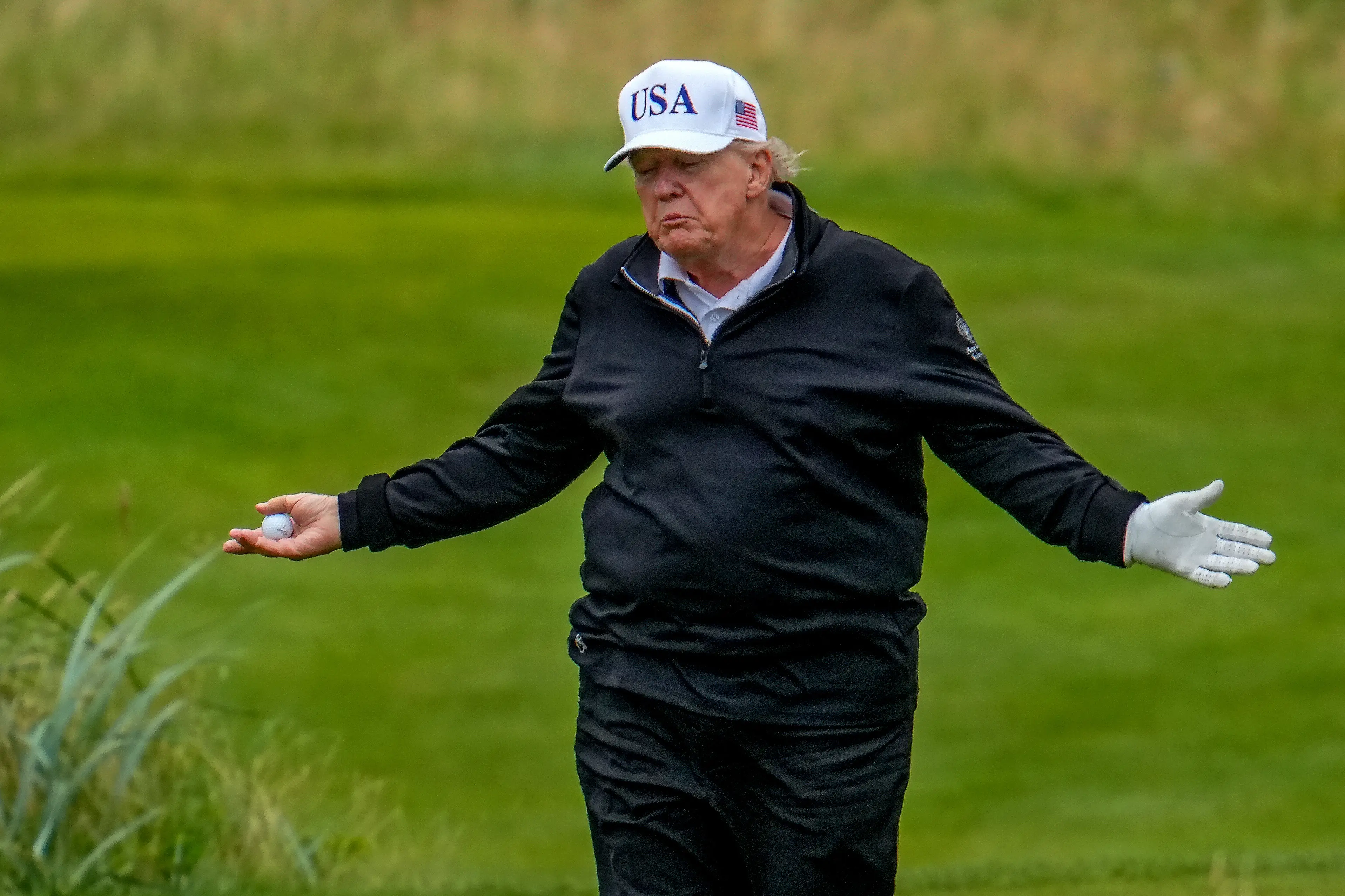 Trump seemed to disappear from public view last week (Christopher Furlong/Getty Images)